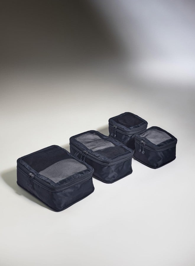ANTLER - Compression Packing Cubes for Travel, Luggage Organiser for Suitcases or Bags, Travel Accessories, Set of 4, Navy Blue - Image 3