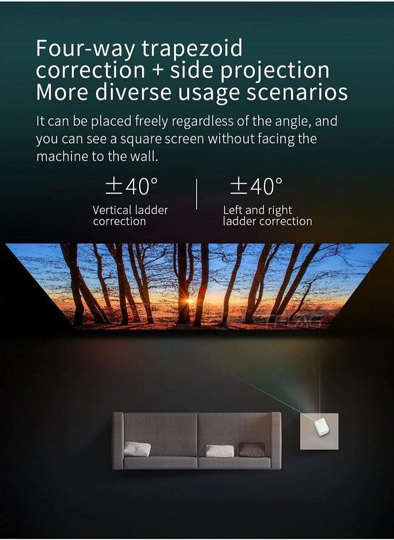 wanbo - Smart Projector T2 MAX LCD Projector LED Support 1080P Vertical USB Connection Portable Mini Home Theater - Image 1