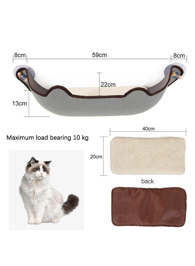 Neostyle Cat Window Perch Space Saving Window Perch Hammock With Suction Cup Single Layer - Image 2