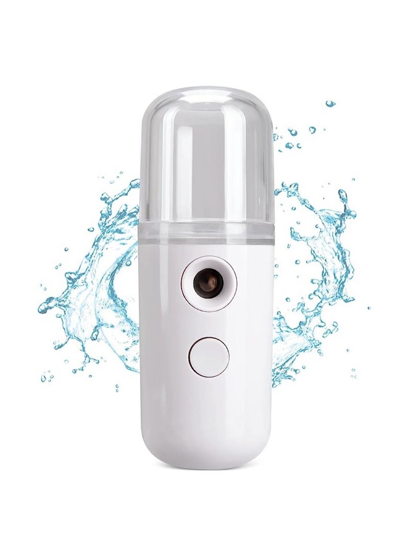 Goolsky Goolsky Portable Facial Mister | Compact Facial Mister Spray Bottle with 30ml Distilled Water Tank for One Touch Hydrating Face Mist | USB Rechargeable Facial Mist Spray  - Image 1