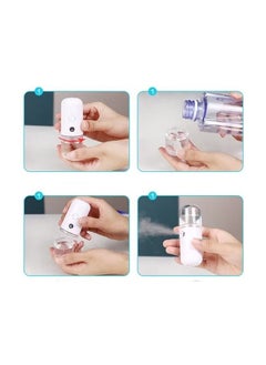 Goolsky Portable Facial Mister | Compact Facial Mister Spray Bottle with 30ml Distilled Water Tank for One Touch Hydrating Face Mist | USB Rechargeable Facial Mist Spray - pzsku/Z749DF12E2C4BE0933A6CZ/45/_/1690201886/02b560a1-5e80-4169-bde8-2d20d4878005