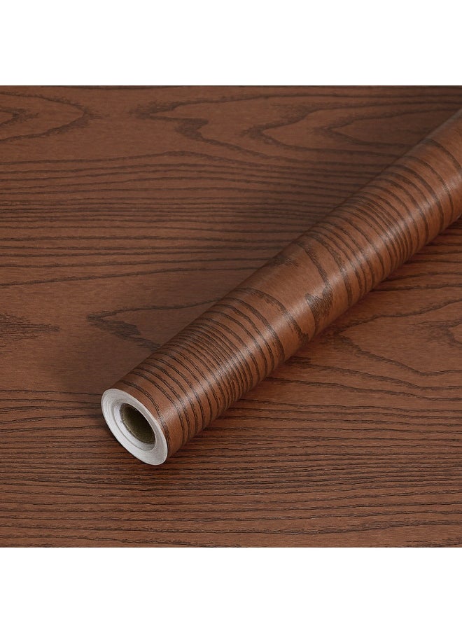 Anna 45cm x 10m Waterproof, Moisture-Proof, and Oil-Proof Faux Wood Grain Self-Adhesive Wallpaper for Home Renovation  - Image 1