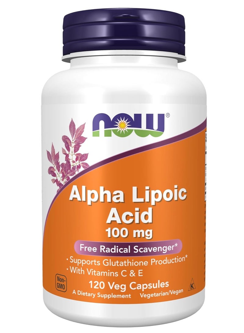 Now Foods - Alpha Lipoic Acid 100 Mg. 120 Vegetarian Capsules