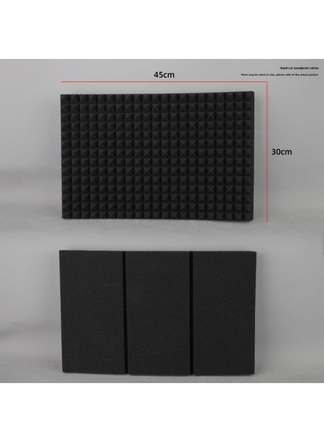 Live Broadcast Karaoke Condenser Microphone Sound Insulation Cotton Sound Absorption Cotton Microphone Sound Insulation Board Wind Screen Five Door Sound Insulation Cover - Image 1