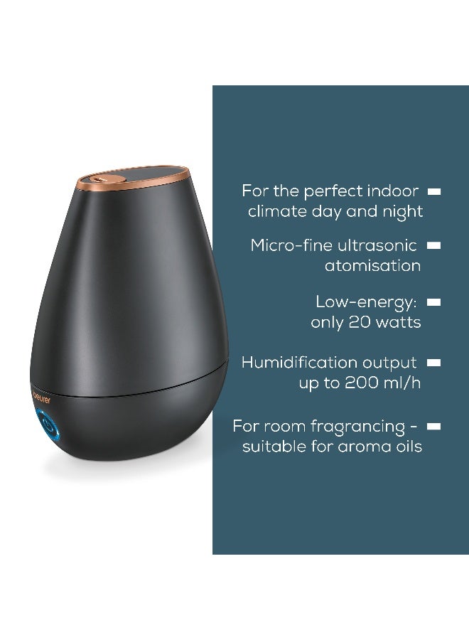 Beurer LB 37 Limited Edition Ultrasonic Air Humidifier & Aroma Diffuser – Sleek Design, 2 L Tank, Whisper‑Quiet Operation & Night Mode  - Image 4