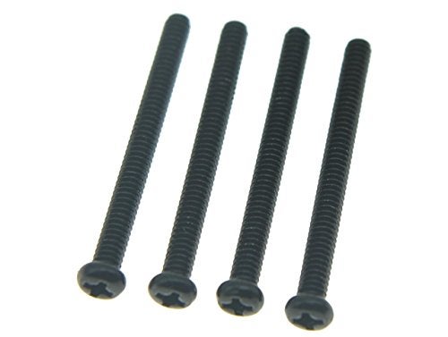KAISH American Thread Humbucker Pickup Height Screws Humbucker Pickup Ring Pickup Surround Frame Mounting Screws Springs for USA thread pickups Black - Image 2