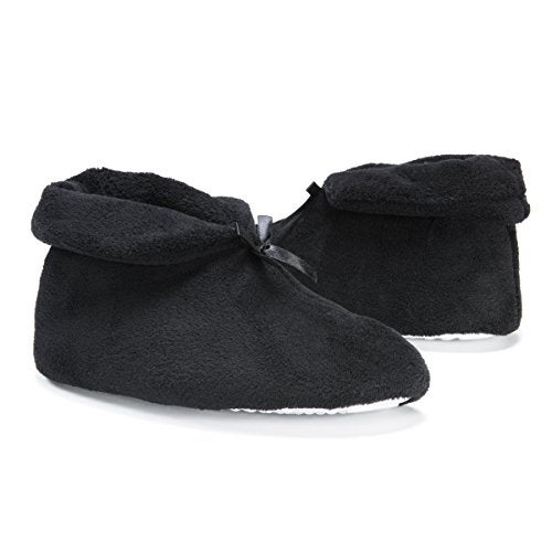 MUK LUKS® Women's Micro Chenille Slipper Bootie, XL - Image 3