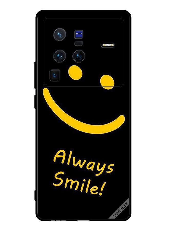 Covernex Protective Case Cover For vivo X80 Pro Always Smile Emoji - Image 1