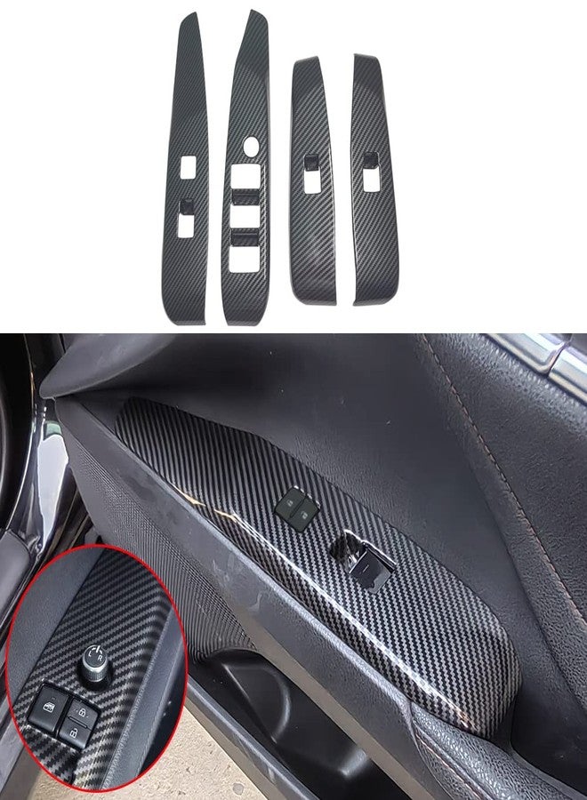 Kolya Interior Door Window Switch Panel Cover Window Control Button Trim For Toyota Camry 8th 9th Gen Accessories 2018 2019 2020 2021 2022 2023 2024 2025 (For Left Hand Drive ) - Image 1