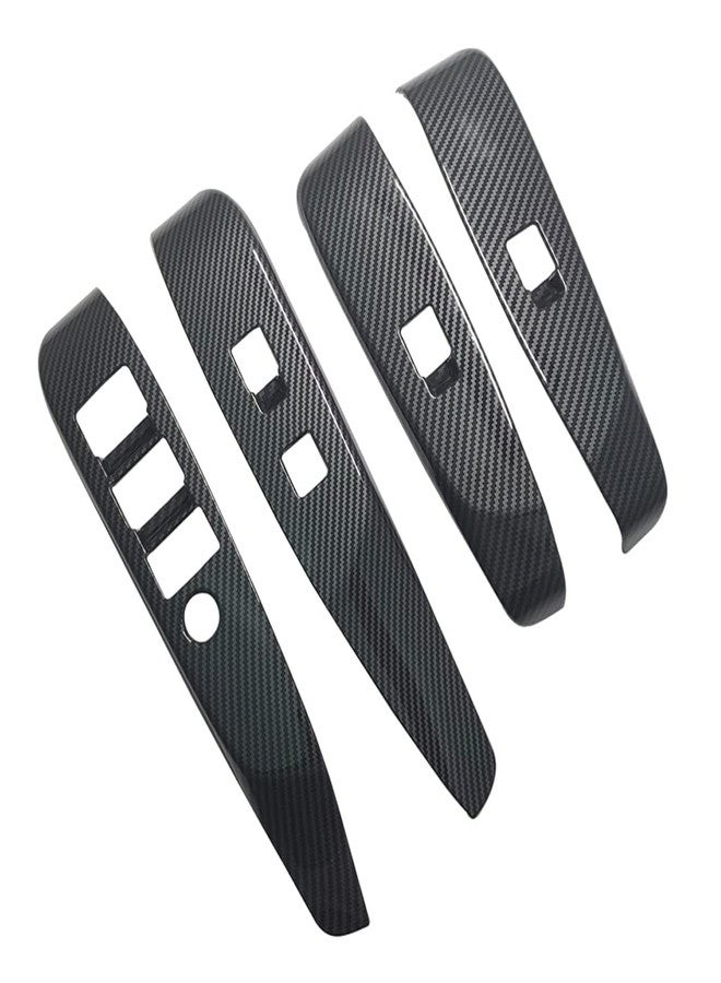 Kolya Interior Door Window Switch Panel Cover Window Control Button Trim For Toyota Camry 8th 9th Gen Accessories 2018 2019 2020 2021 2022 2023 2024 2025 (For Left Hand Drive ) - Image 2