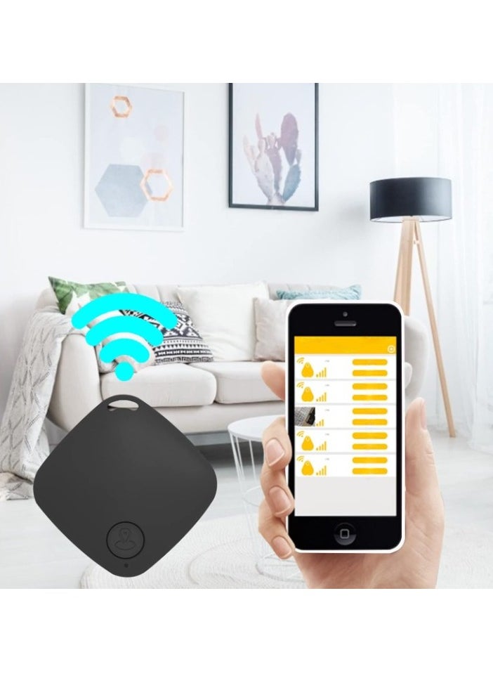 Bluetooth Key Finder, Compact Portable Smart Item Locator, Easy To Use Luggage Tracker Tag, Anti Lost Keychain Tracker Device For Phone, Luggage, Backpack, Wallet, (1pc, Black)