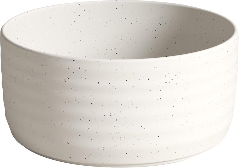 Safdie Stoneware Dinnerware Set Dishes for 4 Plates and Bowls Set Microwave Safe Platos de Cocina Kitchen Plates Cream Ivory - Image 4