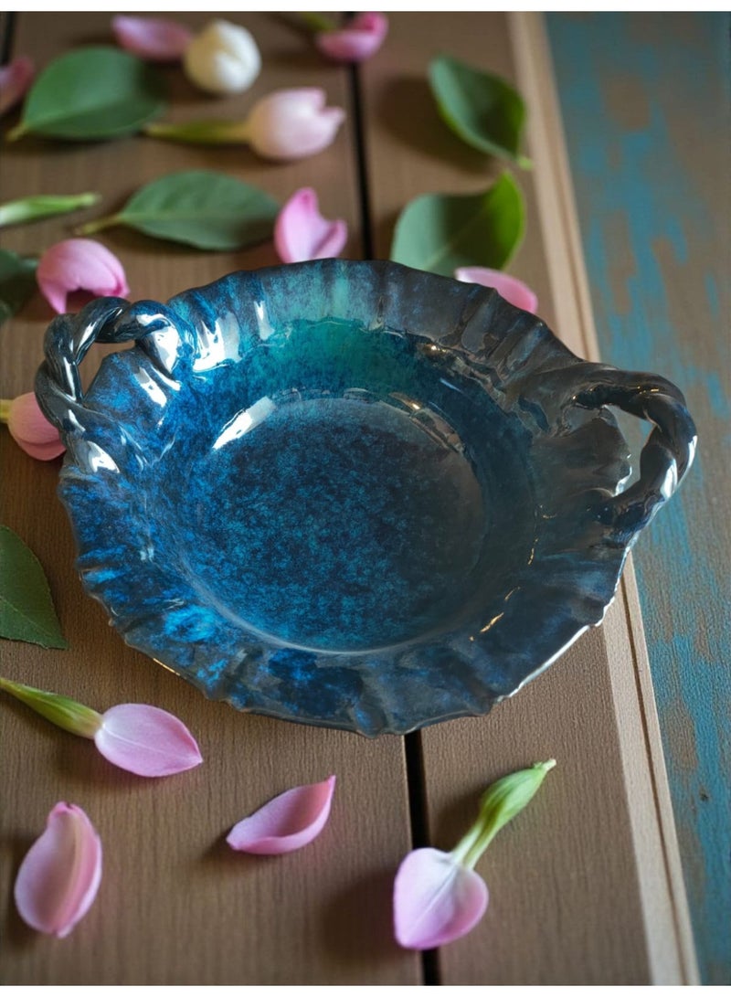 كلور زون بوتري طاجن من الفخار والخزف - آمنة في الفرن والميكروويف" يتحمل درجات الحراره المباشره وغير المباشره, شعله اوداخل الفرن - Image 1