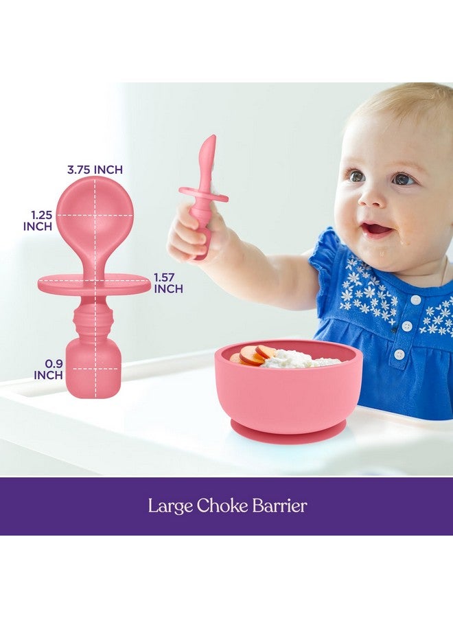 SPERRIC Suction Bowl With Lids And Spoons Baby Feeding Essentials Extra Strong Baby Suction Bowls Bpa Free Baby Bowls Silicone Baby Feeding Set Infant Babies & Toddler Baby Bowls With Suction - Image 2