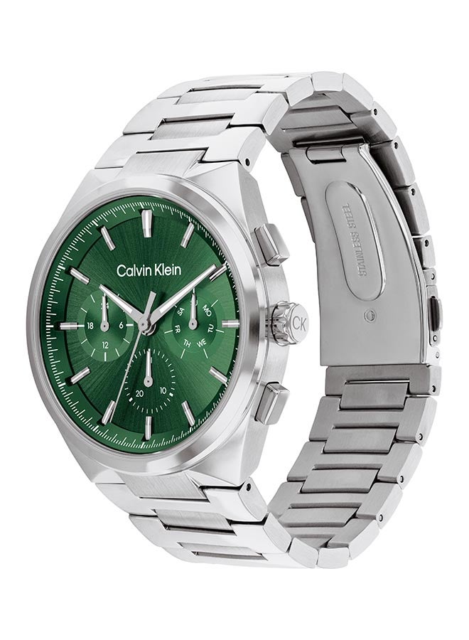 CALVIN KLEIN ساعة يد رجالية بعقارب دائرية الشكل من الستانلس ستيل 25200441 - 44 ملم - Image 3