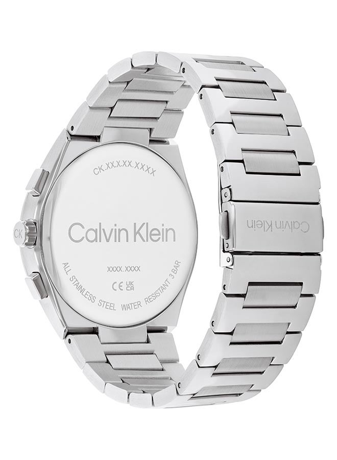 CALVIN KLEIN ساعة يد رجالية بعقارب دائرية الشكل من الستانلس ستيل 25200441 - 44 ملم - Image 2