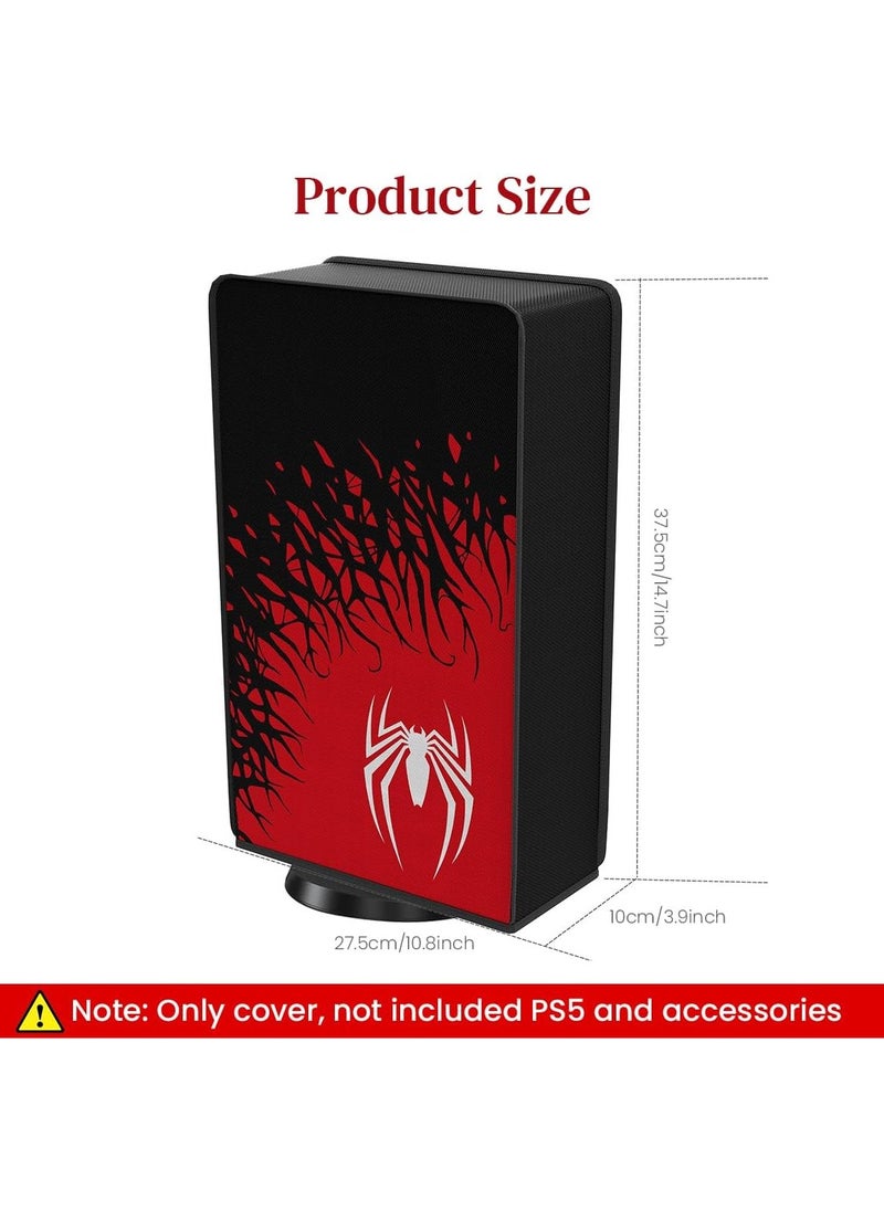 Zorbes - Dust Cover for Sony PS5 Console, Oxford Cloth Dustproof Cover AntiScratch Waterproof Protective Case for Sony Playstation 5 Game Console Cover Sleeve for Ps5 Accessories Digital Edition + Disc Edition - Image 1