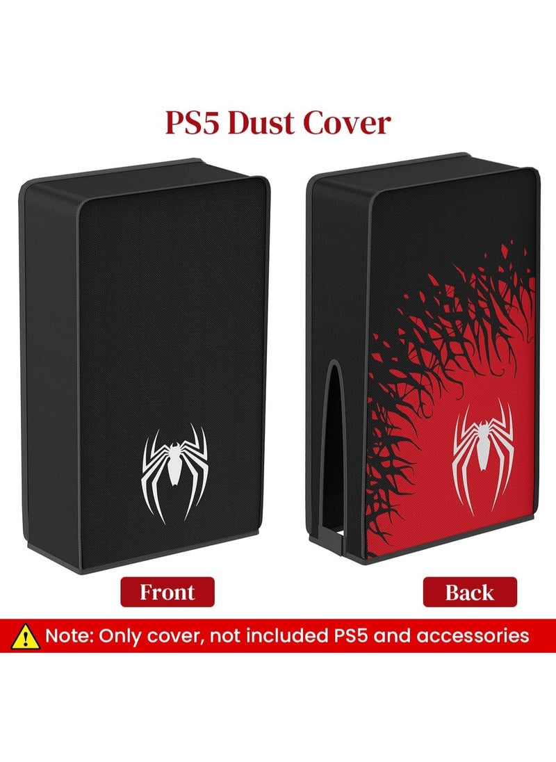 Zorbes - Dust Cover for Sony PS5 Console, Oxford Cloth Dustproof Cover AntiScratch Waterproof Protective Case for Sony Playstation 5 Game Console Cover Sleeve for Ps5 Accessories Digital Edition + Disc Edition - Image 1