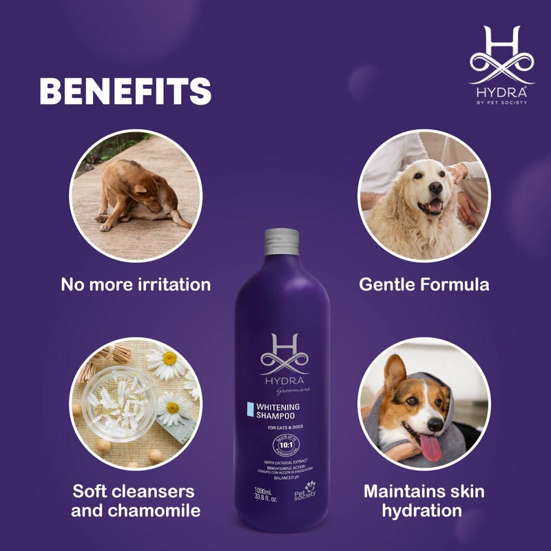 Hydra Groomer's Extra Soft Facial Shampoo, 1L. Gentle and sulfate-Free, it_x0019_s Perfect for Sensitive Skin in Cats and Dogs, Infused with Calming Chamomile - Image 4