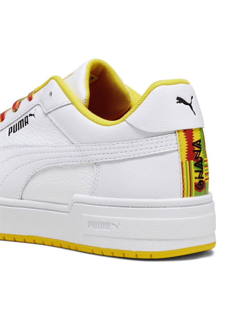 PUMA CA Pro Ghana Mens White Football Sneakers - Image 3