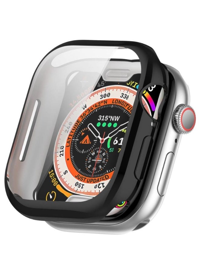 360° Full Protection Cover Silicon for Apple Watch Series 10 46mm - Black - Image 1