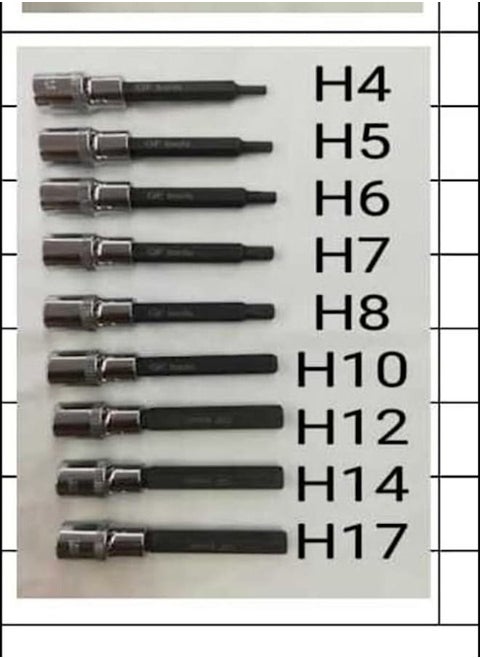 Hex Socket Screwdriver Bit 21CH 4156
