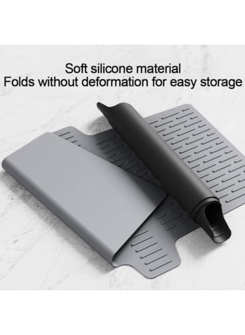 Anti-Slip Silicone Sink Divider Pad – Protecting Sink Partition for Daily Wear  Tear, Convenient for Small Items Placement, Easy to Clean, Durable Kitchen Accessory (Grey) - Image 4