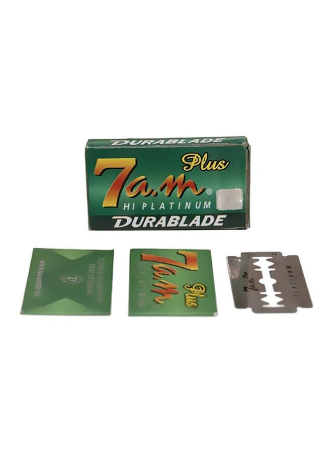 7 A.M. 100 7a.m. Platinum Double Edge Safety Razor Blades - Image 3