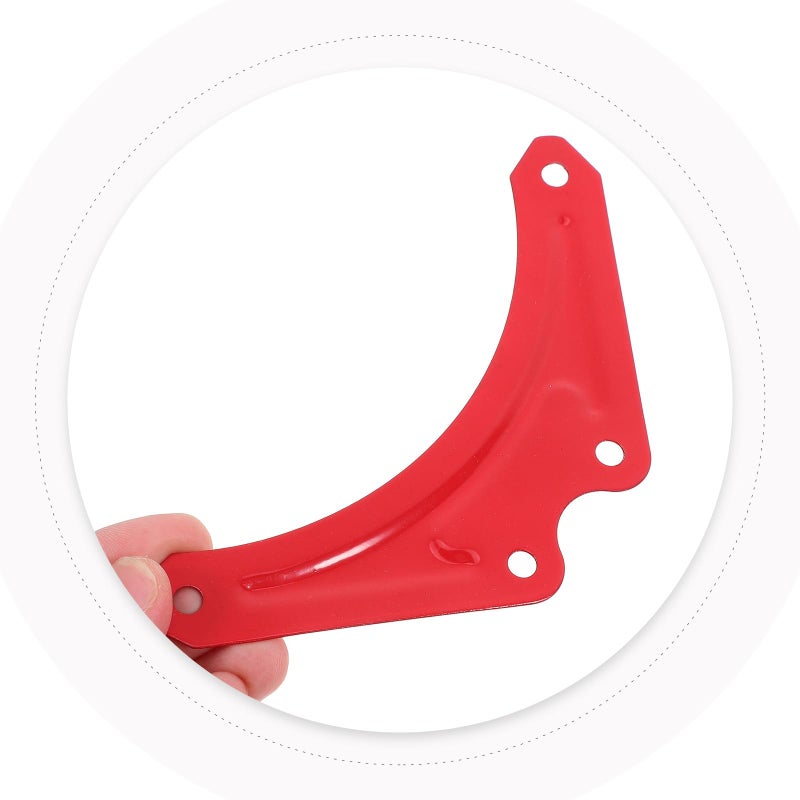 10Pcs Red Triangle Corner Braces Heavy Duty Ladder Reinforcement Brackets Angle Support - Image 4