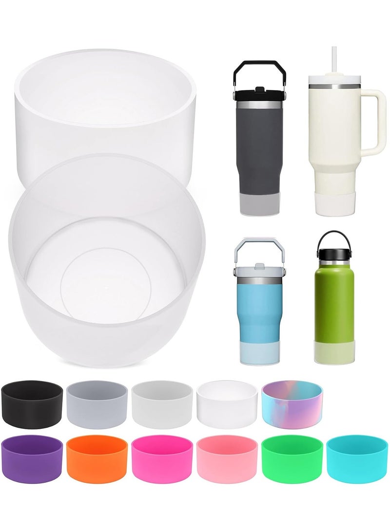 Stanley 2 Pieces for Boot, Silicone Bottom, 1200 ml for Boot 360-700 ml  for Tumbler Accessories for Cup Accessories, Avoid Scratches Noise (Clear) - Image 1