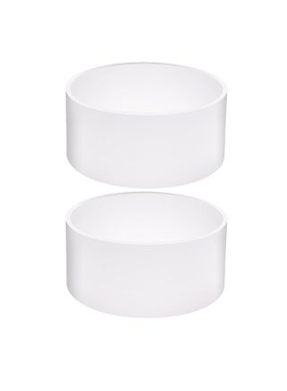 قطعتان للحذاء، قاعدة من السيليكون، 1200 مل للحذاء 360-700 مل لملحقات الكوب، لتجنب الخدوش والضوضاء (شفافة) - view 2