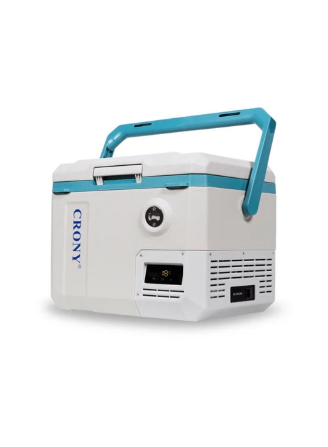 Crony MC15 15L Portable Car Refrigerator, DC/AC Power Supply, with LED Display & Tie-Down Slots - Image 2