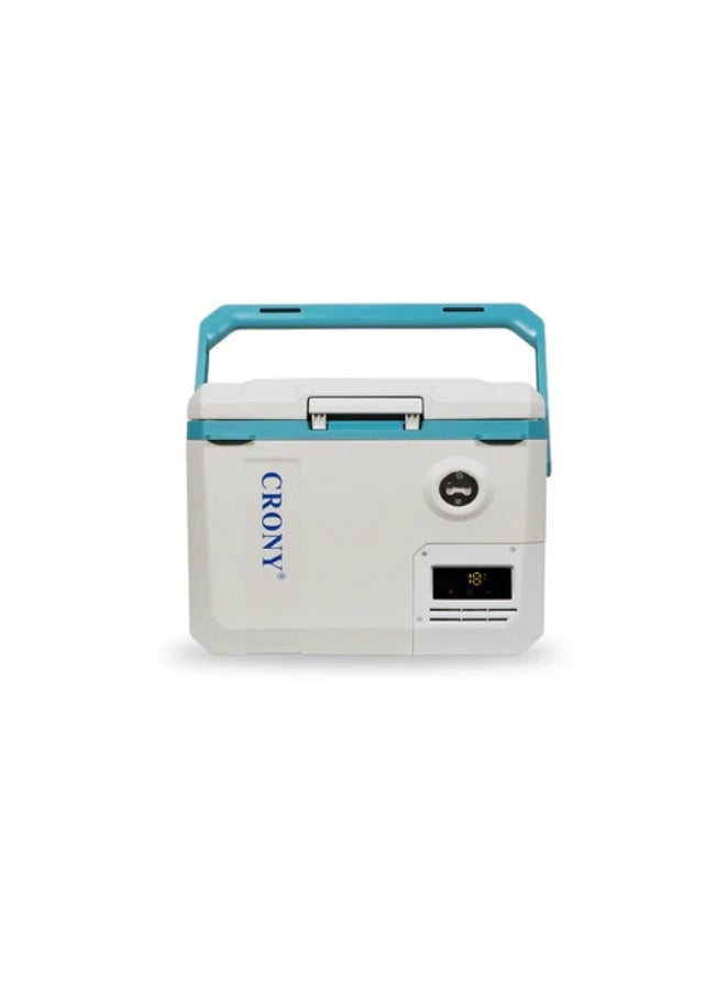 Crony MC15 15L Portable Car Refrigerator, DC/AC Power Supply, with LED Display & Tie-Down Slots - Image 3