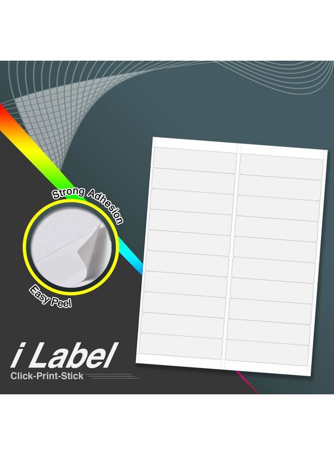 BETCKEY iLable Self Adhesive Name, Address, Mailing & Barcode Labels for Laser & Inkjet Printers [100 Sheets, 2000 Labels] - Image 3