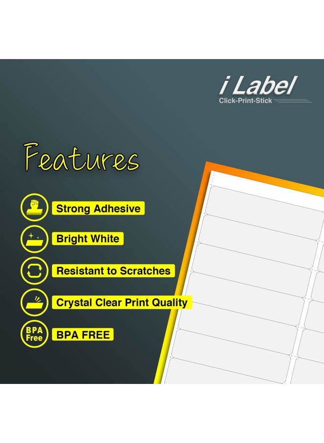BETCKEY iLable Self Adhesive Name, Address, Mailing & Barcode Labels for Laser & Inkjet Printers [100 Sheets, 2000 Labels] - Image 4