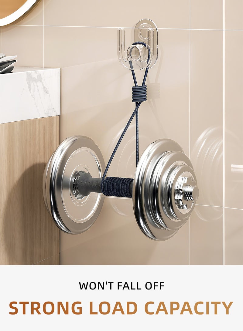 4 قطع رف أحذية مثبت على الحائط، رف أحذية لاصق للحمام، علاقة صغيرة لرف النعال، رف أحذية قابل لإعادة الاستخدام بدون حفر، منظم أحذية موفر للمساحة للزوايا والجدران - Image 5