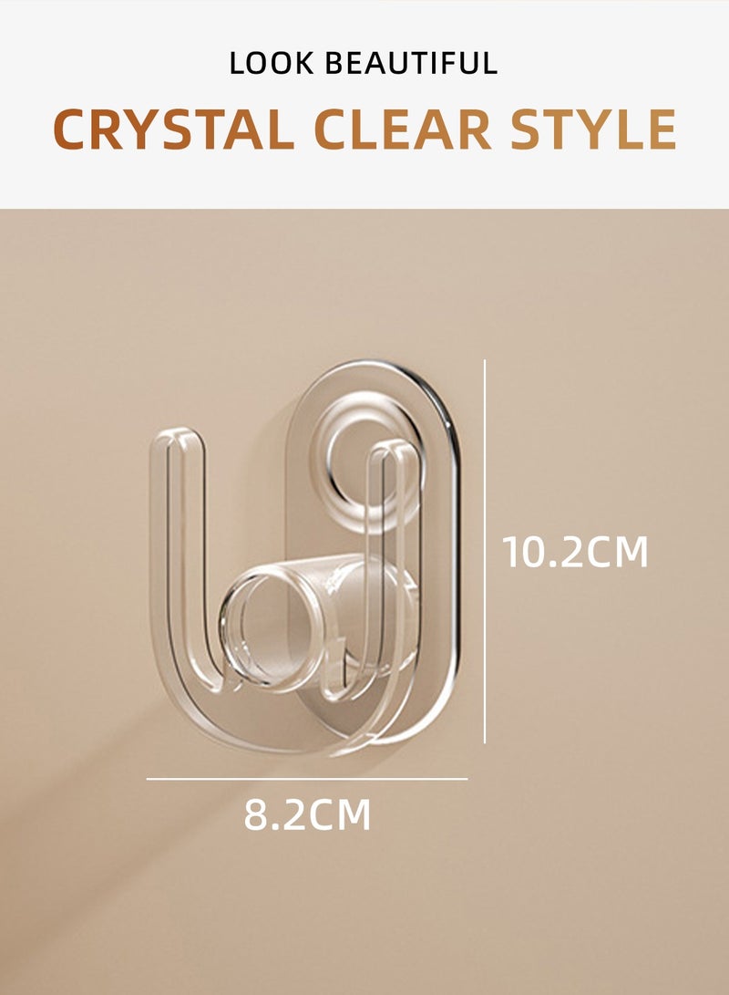 4 قطع رف أحذية مثبت على الحائط، رف أحذية لاصق للحمام، علاقة صغيرة لرف النعال، رف أحذية قابل لإعادة الاستخدام بدون حفر، منظم أحذية موفر للمساحة للزوايا والجدران - Image 4