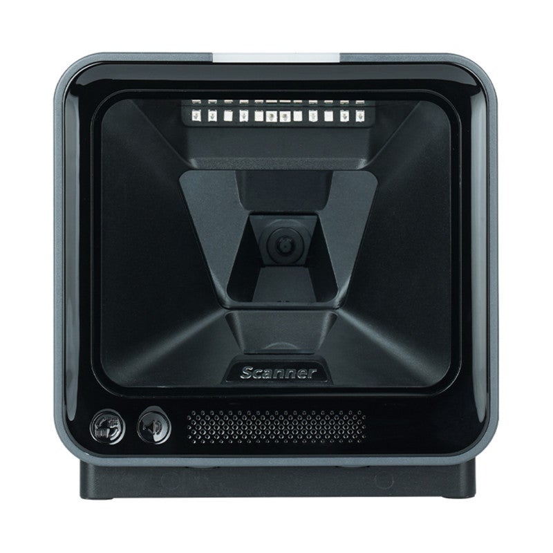Barcode Scanner: 2D Grey Desktop Scanner - High-Speed Precise Scanning With Infrared Detection, Plug-and-Play USB, Wide OS Compatibility for Retail, Mobile, Computer, Label, Paper Scanning - Image 2