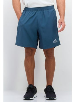 Adidas Men Sportswear Fit 7 Inseam Running Shorts, Teal Blue  - Image 1