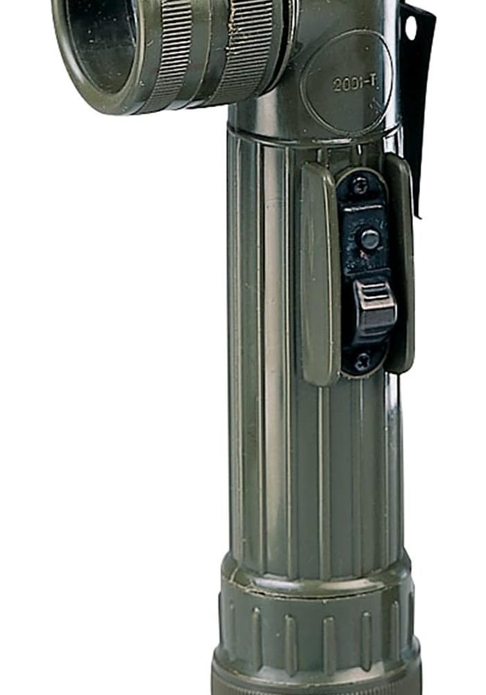 ROTHCO Army Style Olive Drab C-Cell Angle-Head Flashlight