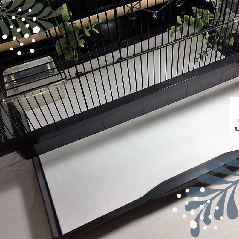 BirdCageLiners Birdcage Liners - Poly Coated, Extra, Extra Large Custom Size - 60 Sheets - Image 1