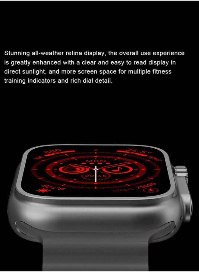 S8 Ultra Smart Watch | First S8 Ultra Honeycomb Edition | Health Tracking | Bluetooth Connectivity | Stylish and Durable Design
