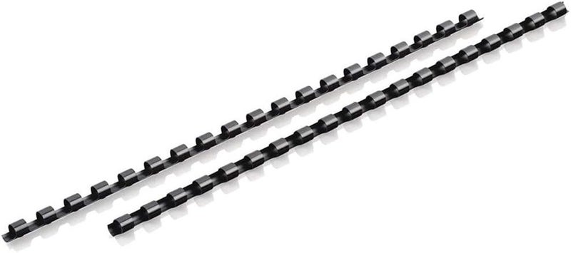 Mead CombBind Binding Spines/Spirals/Coils/Combs, 5/16", 40 Sheet Capacity, Black, 125 Pack (4000131) - Image 1