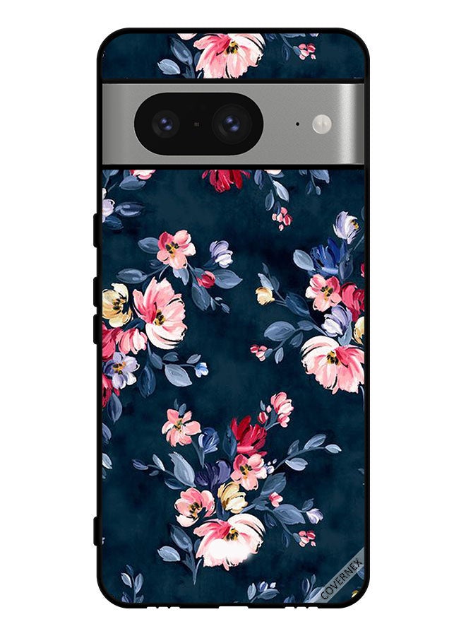 Covernex Protective Case Cover For Google Pixel 8 Hand Painted Flowers - Image 1