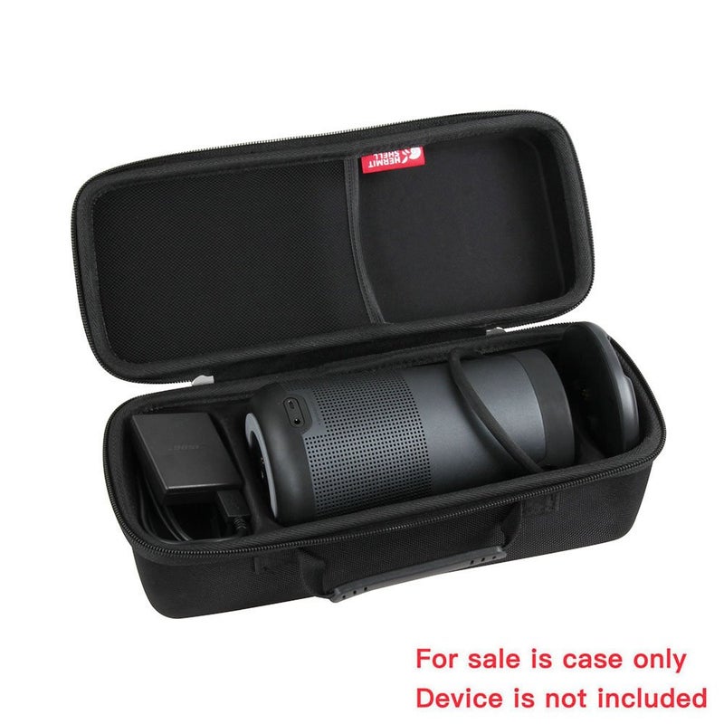 Hermitshell Hard EVA Travel Triple Black Case Fits Bose SoundLink Revolve+ Bluetooth Speaker and Charging Cradle - Image 2