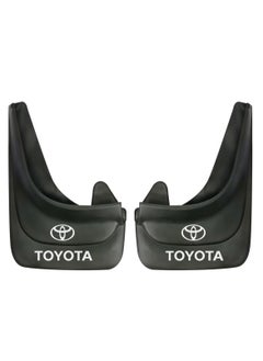 TOYOTA Universal Mud Flaps for Toyota – Front and Rear Splash Guards – Durable Flexible Plastic – Easy Installation – Fits Multiple Models  - Image 1