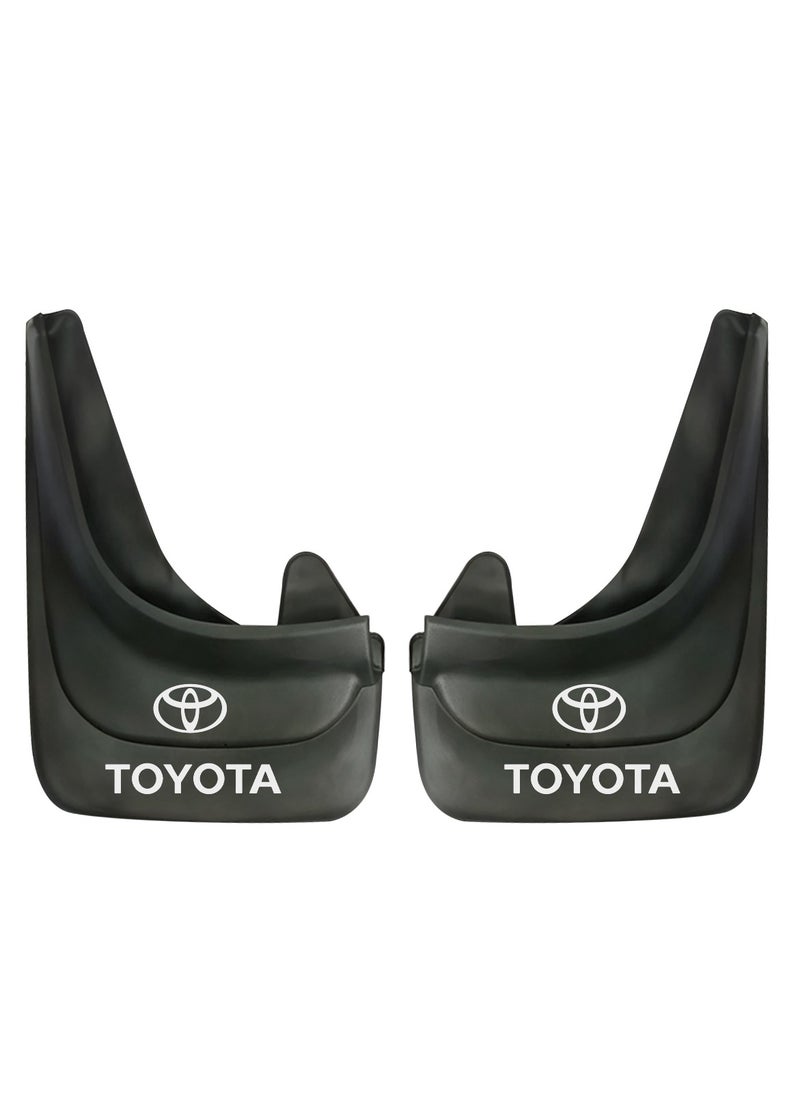 TOYOTA - Universal Mud Flaps for Toyota – Front and Rear Splash Guards – Durable Flexible Plastic – Easy Installation – Fits Multiple Models - Image 1