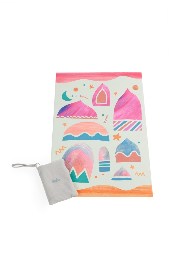 Sabr 'Starship Landing I' Compact Prayer Mat  - Image 1