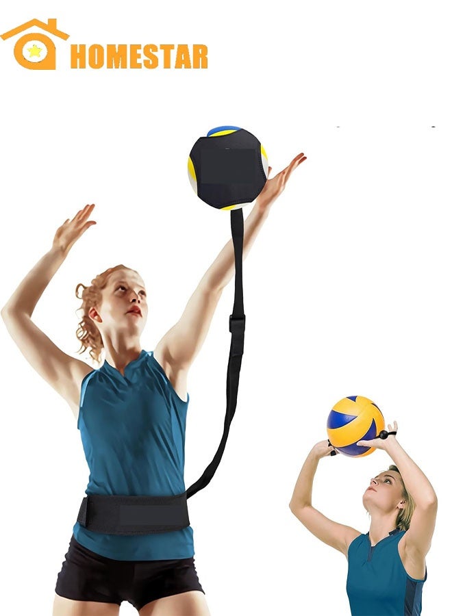 HOMESTAR Volleyball Training Equipment, Solo Volleyball Trainer to Practice Serving, Setting and Spiking, Volleyball Rebounder Trainer for Beginners and Pro, Perfect Volleyball Gift - Image 1