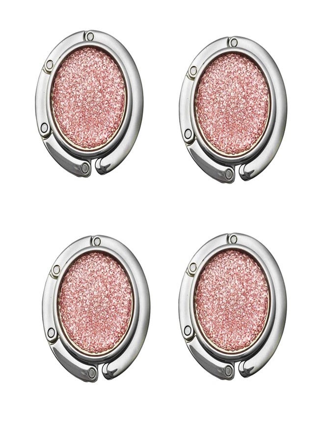 ميلالوكو خطافات حقائب ميلالوكو القابلة للطي - مجموعة من 4 خطافات حقائب قابلة للطي - مجموعة خطافات حقائب - خطافات مكتبية للحقائب (خطاف حقيبة فضي) - Image 1